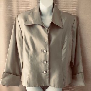 JS Collection Champagne Color  Dinner  Blazer